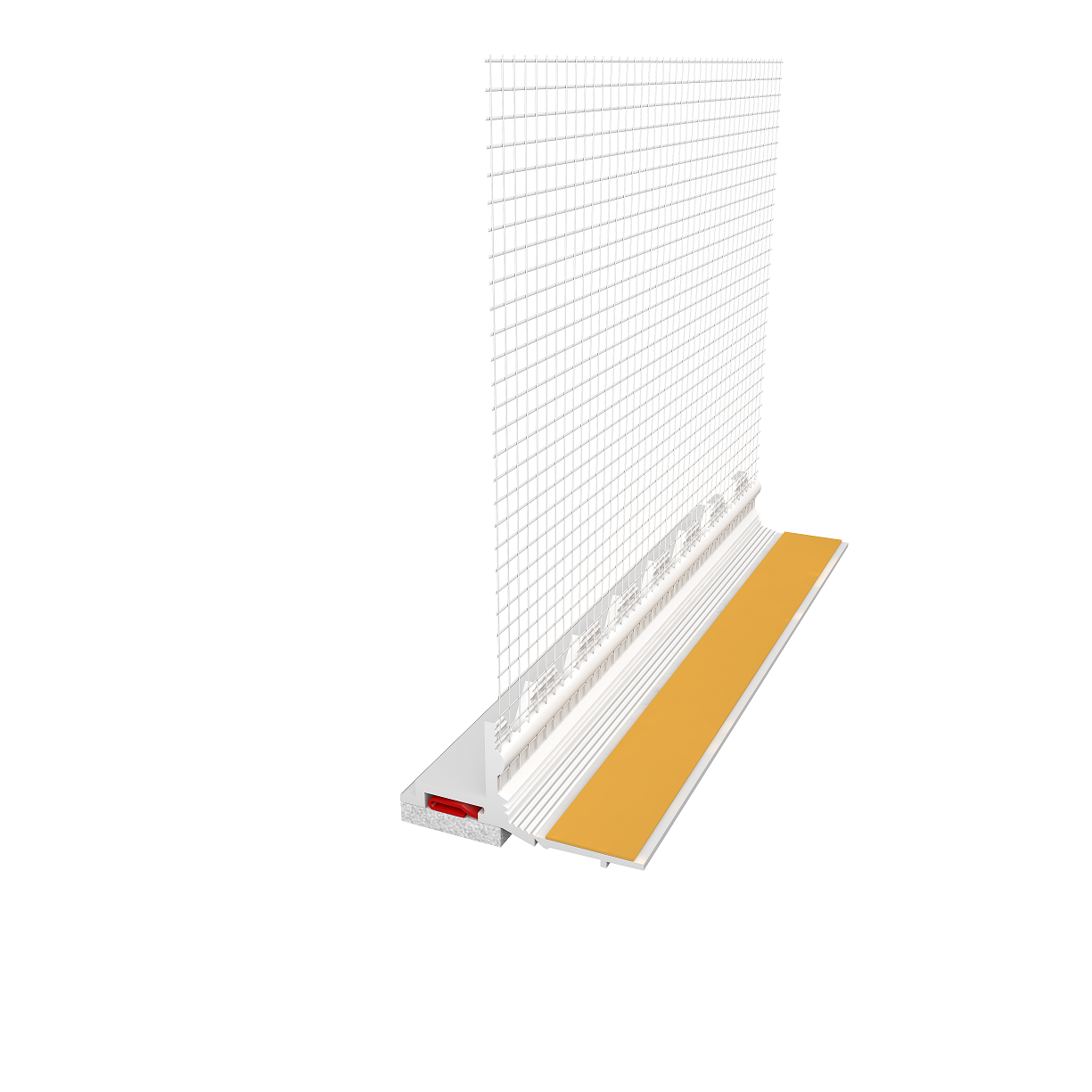 Ejot PVC deformacinis profilis Giga Flex GAP10-GF/01 (3D Standart) su deformacine juostele galintis judėti visomis kryptimis 2,4m